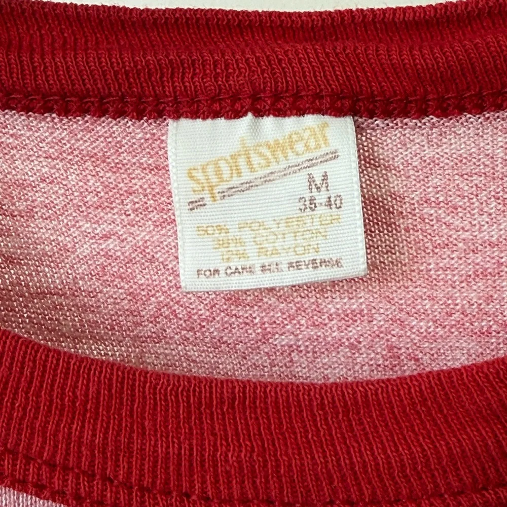 Wyoming Graphic Ringer Tee - Pink/Red - Picture 4 of 5